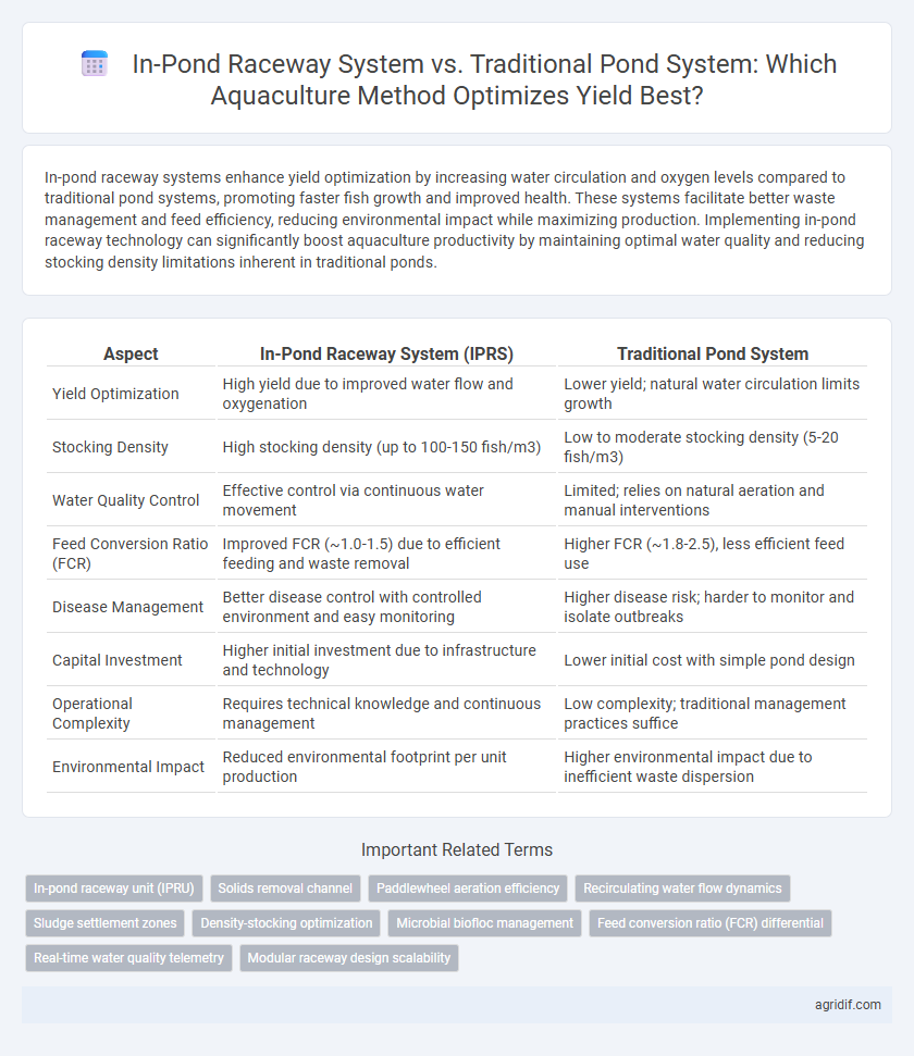 In-Pond Raceway System vs. Traditional Pond System: Which Aquaculture Method Optimizes Yield Best?