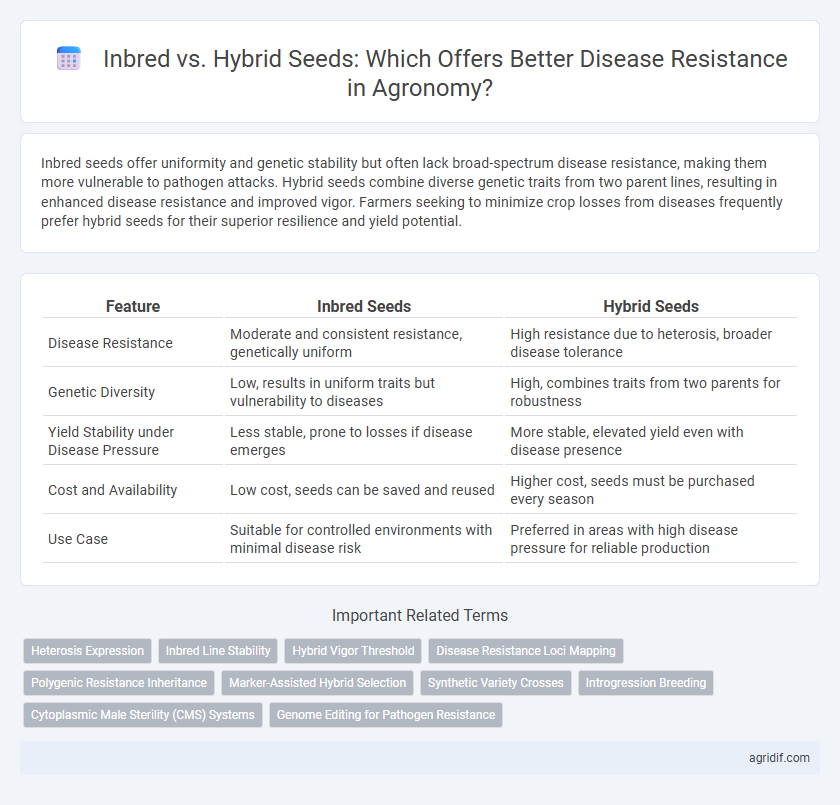 Inbred vs. Hybrid Seeds: Which Offers Better Disease Resistance in Agronomy?