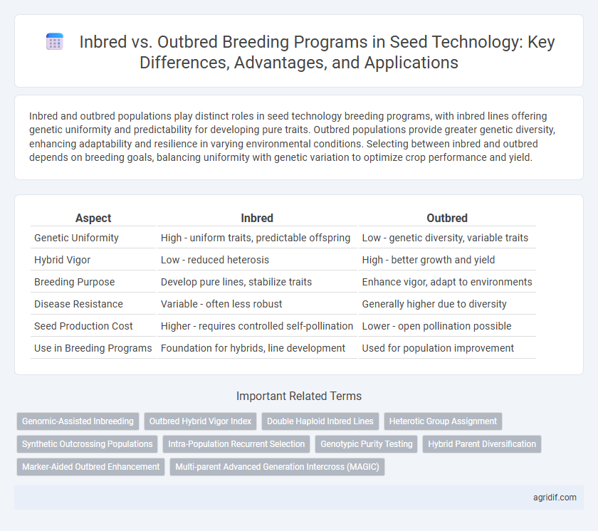 Inbred vs. Outbred Breeding Programs in Seed Technology: Key Differences, Advantages, and Applications