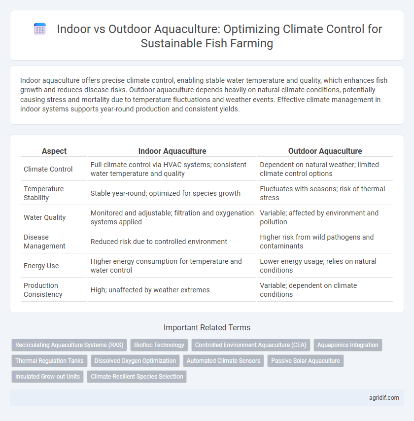 Indoor vs Outdoor Aquaculture: Optimizing Climate Control for Sustainable Fish Farming