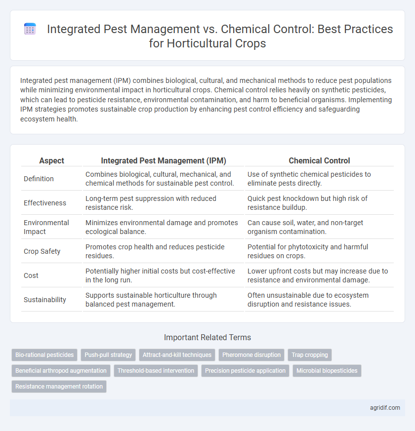 Integrated Pest Management vs. Chemical Control: Best Practices for Horticultural Crops