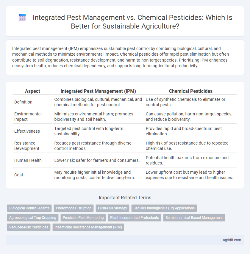 Integrated Pest Management vs. Chemical Pesticides: Which Is Better for Sustainable Agriculture?