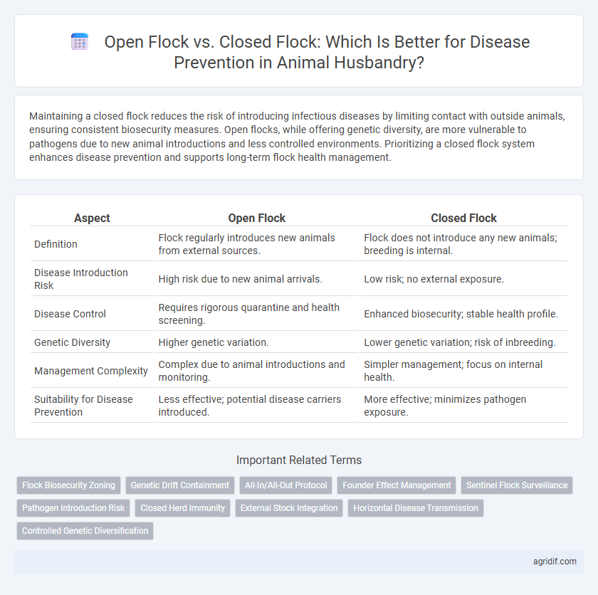 Open Flock vs. Closed Flock: Which Is Better for Disease Prevention in Animal Husbandry?