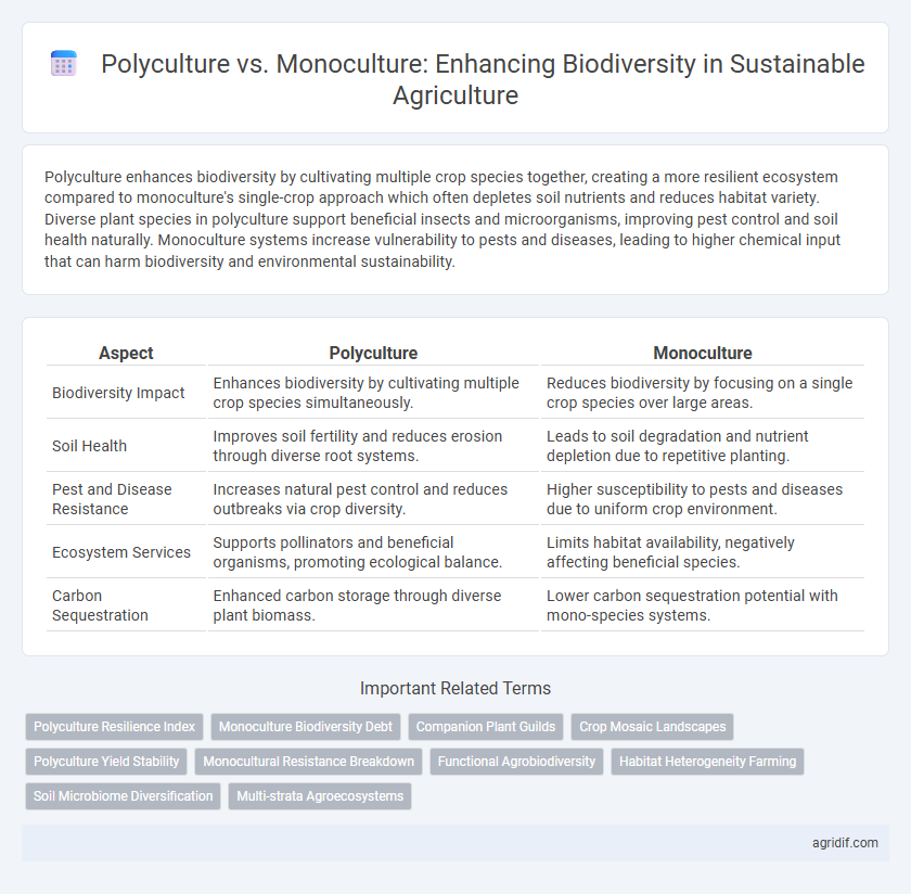Polyculture vs. Monoculture: Enhancing Biodiversity in Sustainable Agriculture