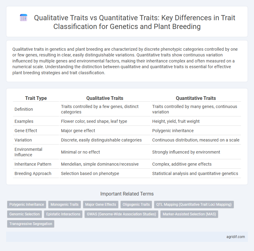 Qualitative Traits vs Quantitative Traits: Key Differences in Trait Classification for Genetics and Plant Breeding