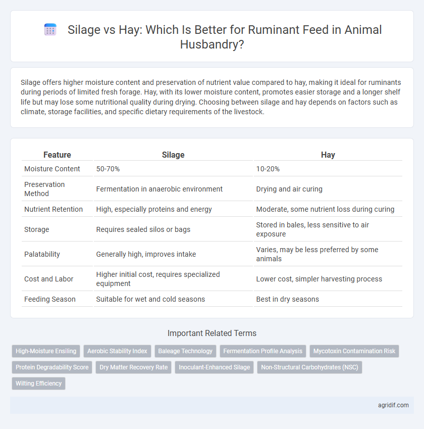 Silage vs Hay: Which Is Better for Ruminant Feed in Animal Husbandry?