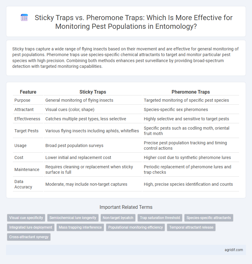 Sticky Traps vs. Pheromone Traps: Which Is More Effective for Monitoring Pest Populations in Entomology?