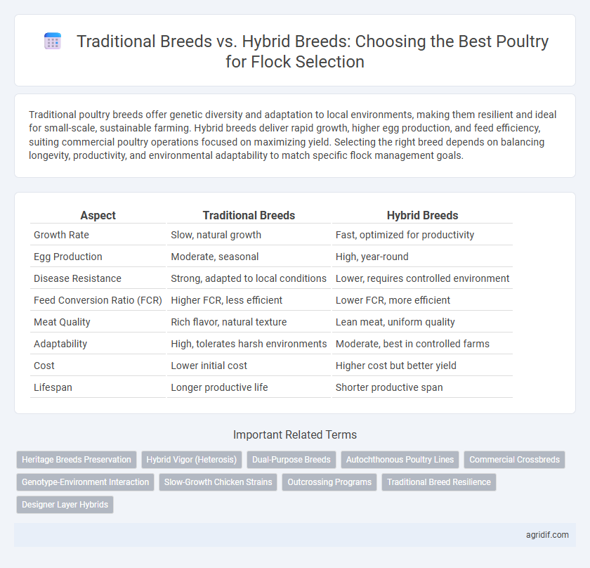Traditional Breeds vs. Hybrid Breeds: Choosing the Best Poultry for Flock Selection