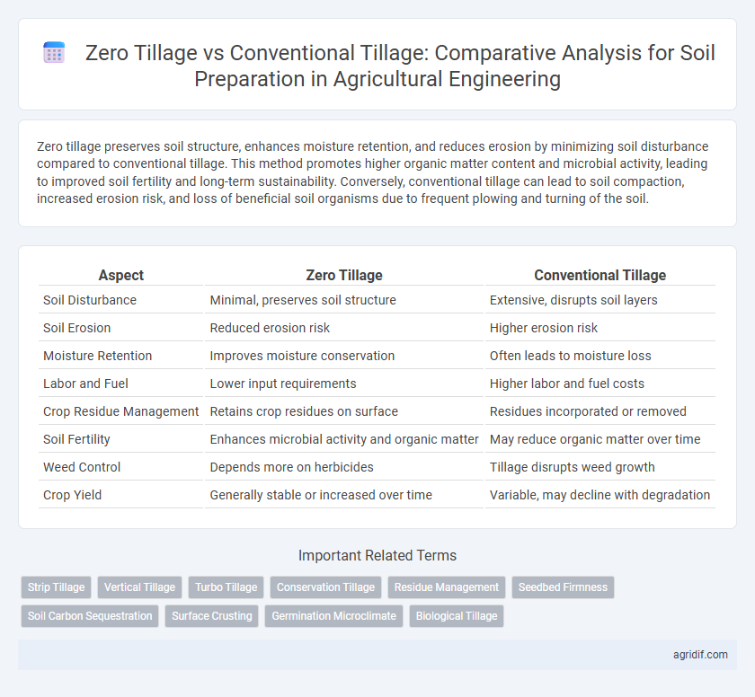 Zero Tillage vs Conventional Tillage: Comparative Analysis for Soil Preparation in Agricultural Engineering
