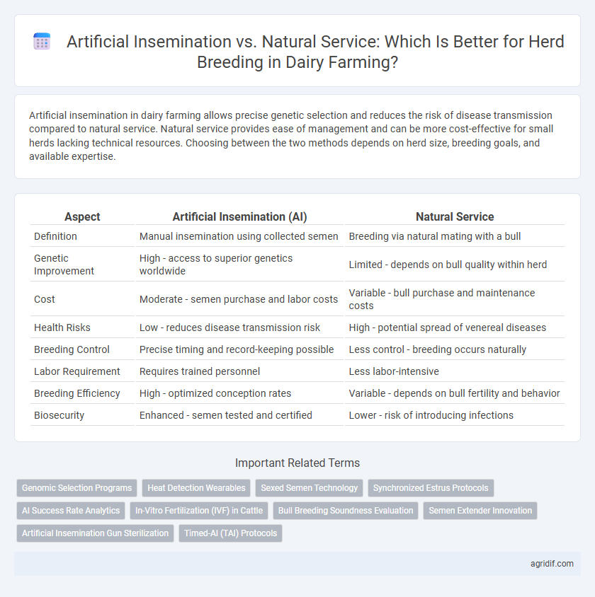 Artificial Insemination vs. Natural Service: Which Is Better for Herd Breeding in Dairy Farming?