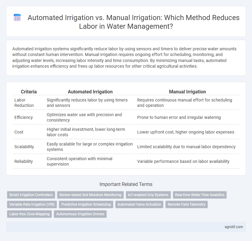 Automated Irrigation vs. Manual Irrigation: Which Method Reduces Labor in Water Management?