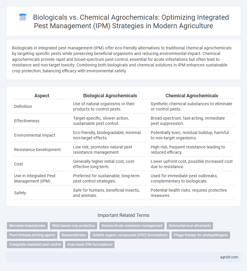 Biologicals vs. Chemical Agrochemicals: Optimizing Integrated Pest Management (IPM) Strategies in Modern Agriculture