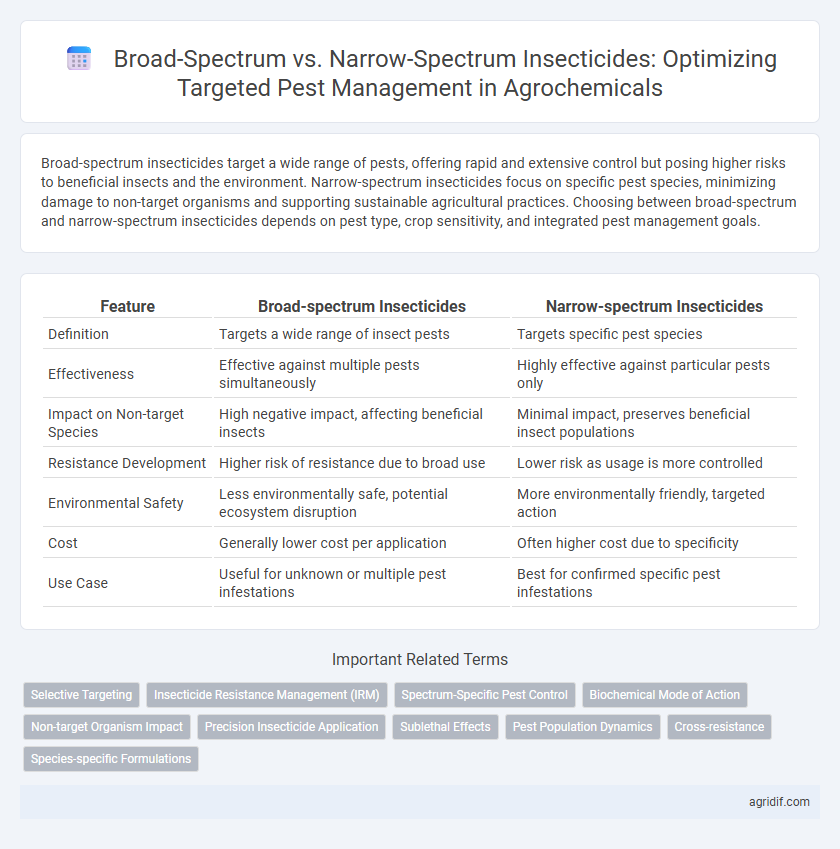 Broad-Spectrum vs. Narrow-Spectrum Insecticides: Optimizing Targeted Pest Management in Agrochemicals