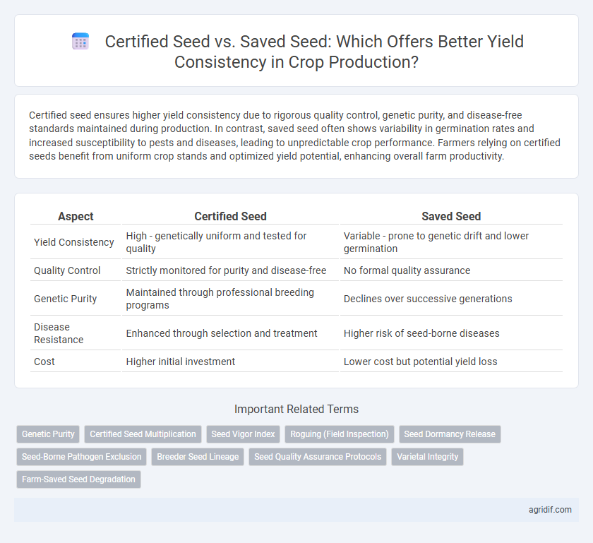 Certified Seed vs. Saved Seed: Which Offers Better Yield Consistency in Crop Production?