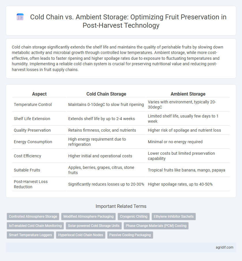 Cold Chain vs. Ambient Storage: Optimizing Fruit Preservation in Post-Harvest Technology