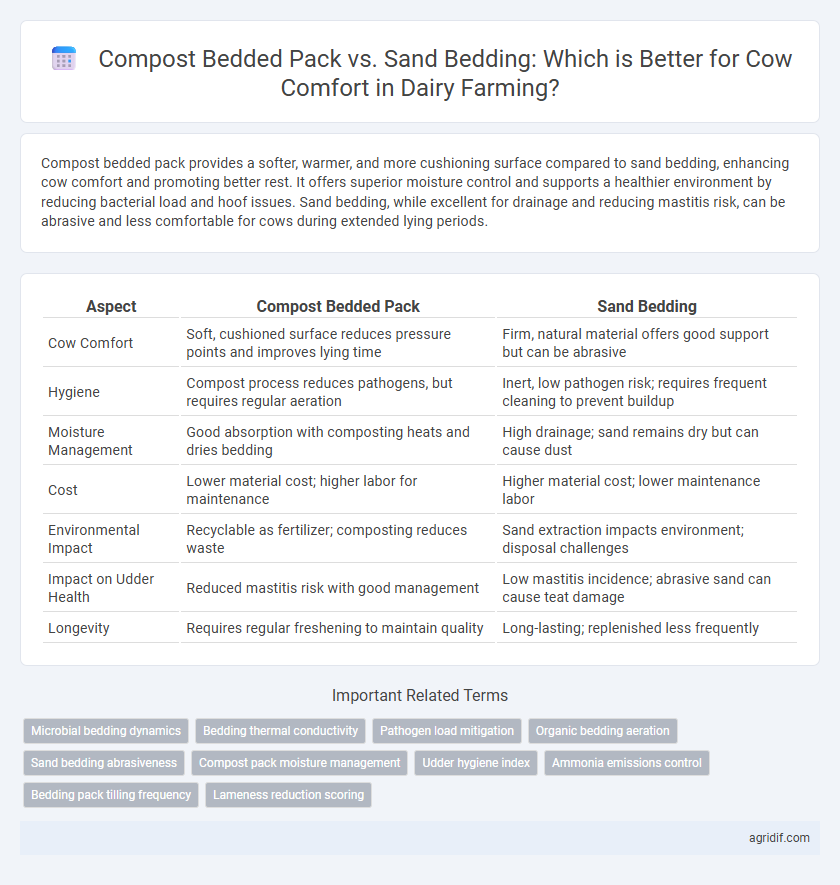 Compost Bedded Pack vs. Sand Bedding: Which is Better for Cow Comfort in Dairy Farming?