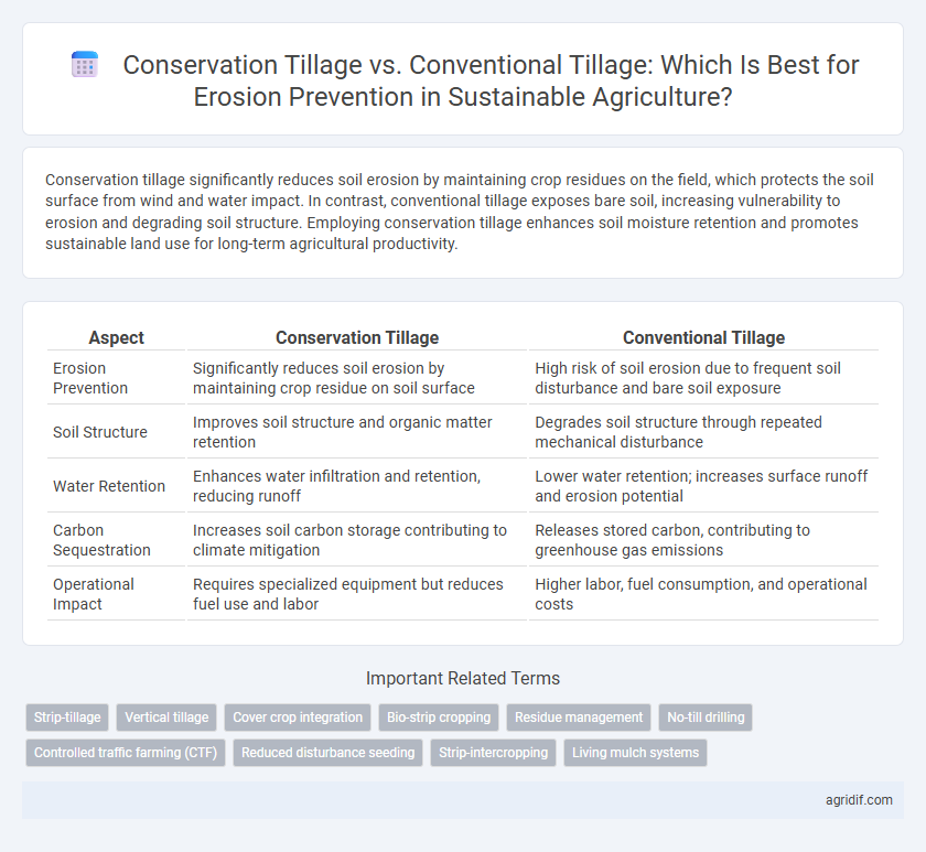 Conservation Tillage vs. Conventional Tillage: Which Is Best for Erosion Prevention in Sustainable Agriculture?
