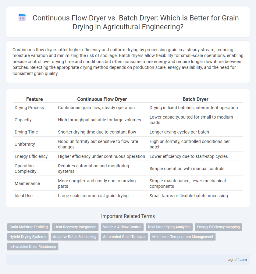 Continuous Flow Dryer vs. Batch Dryer: Which is Better for Grain Drying in Agricultural Engineering?