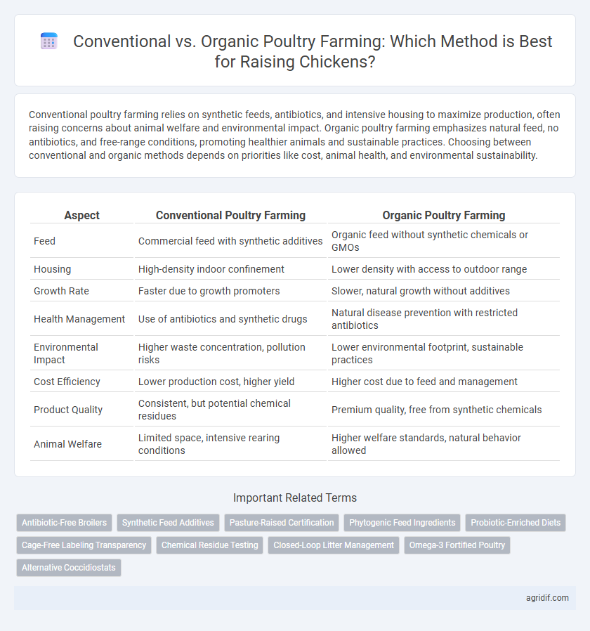 Conventional vs. Organic Poultry Farming: Which Method is Best for Raising Chickens?