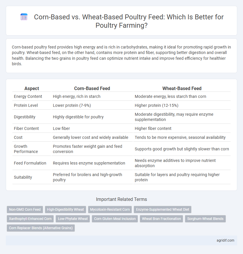Corn-Based vs. Wheat-Based Poultry Feed: Which Is Better for Poultry Farming?