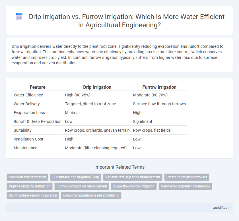 Drip Irrigation vs. Furrow Irrigation: Which Is More Water-Efficient in Agricultural Engineering?
