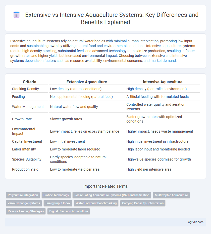 Extensive vs Intensive Aquaculture Systems: Key Differences and Benefits Explained