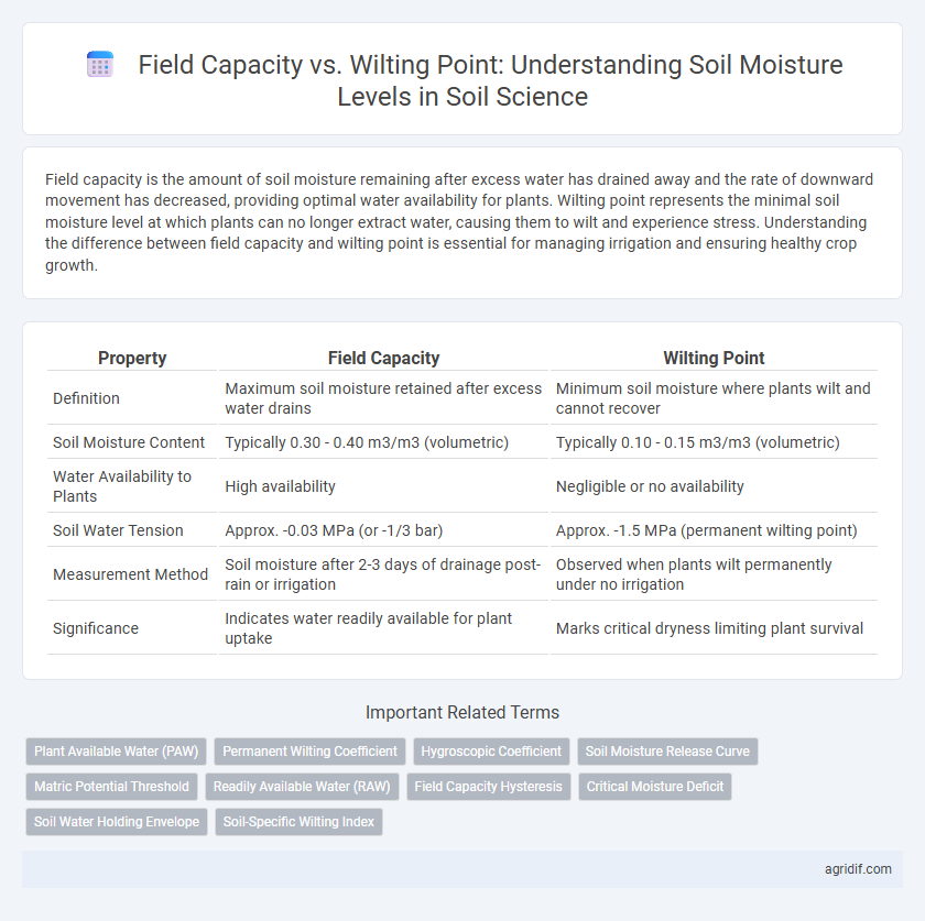 Field Capacity vs. Wilting Point: Understanding Soil Moisture Levels in Soil Science