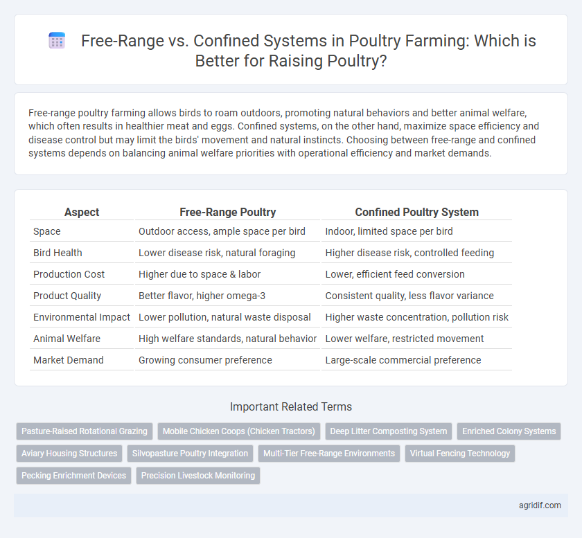 Free-Range vs. Confined Systems in Poultry Farming: Which is Better for Raising Poultry?