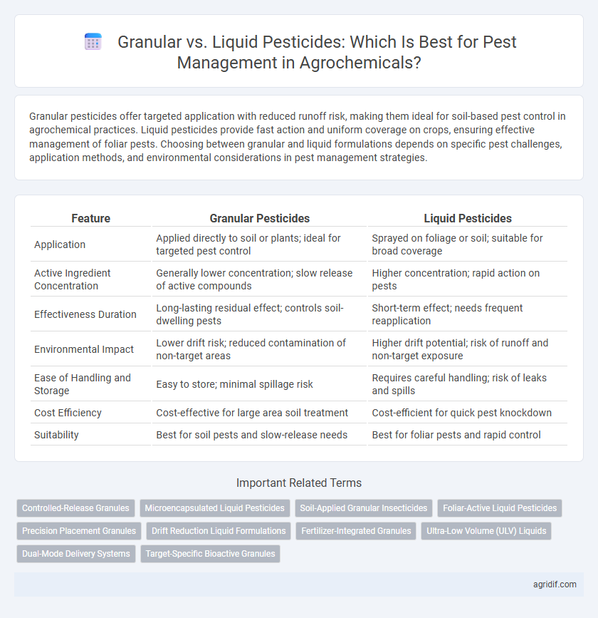 Granular vs. Liquid Pesticides: Which Is Best for Pest Management in Agrochemicals?