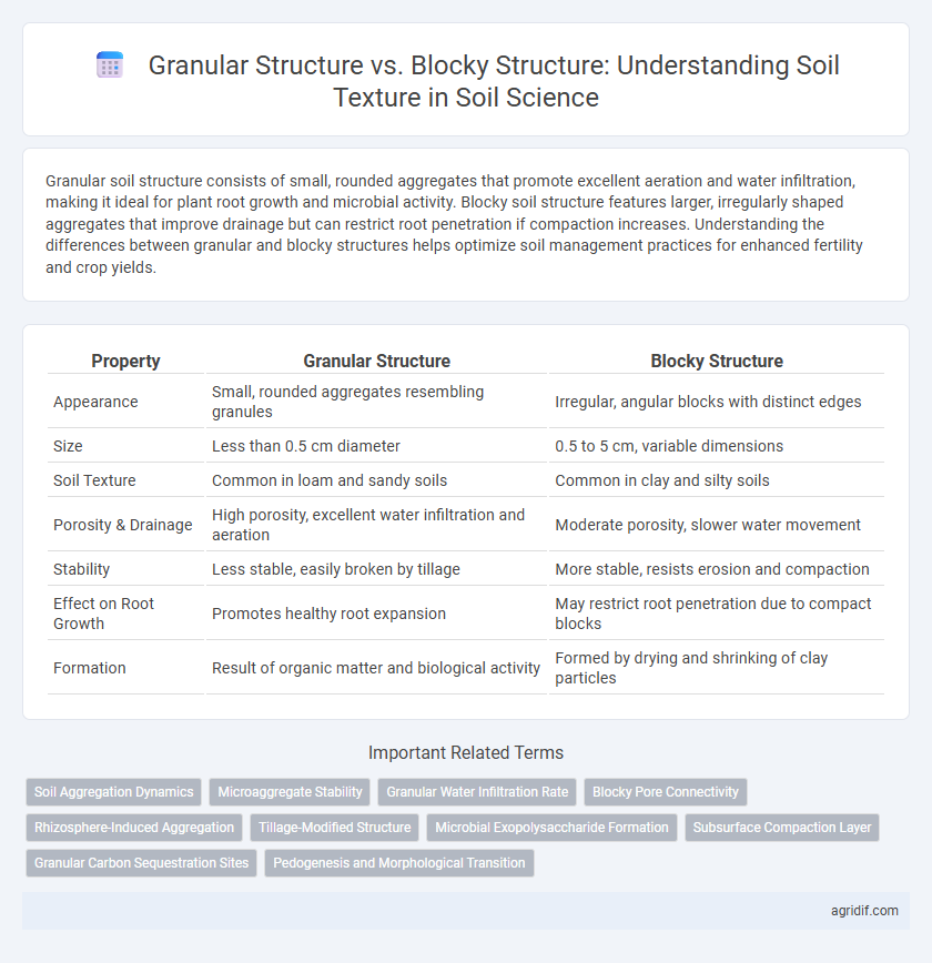 Granular Structure vs. Blocky Structure: Understanding Soil Texture in Soil Science