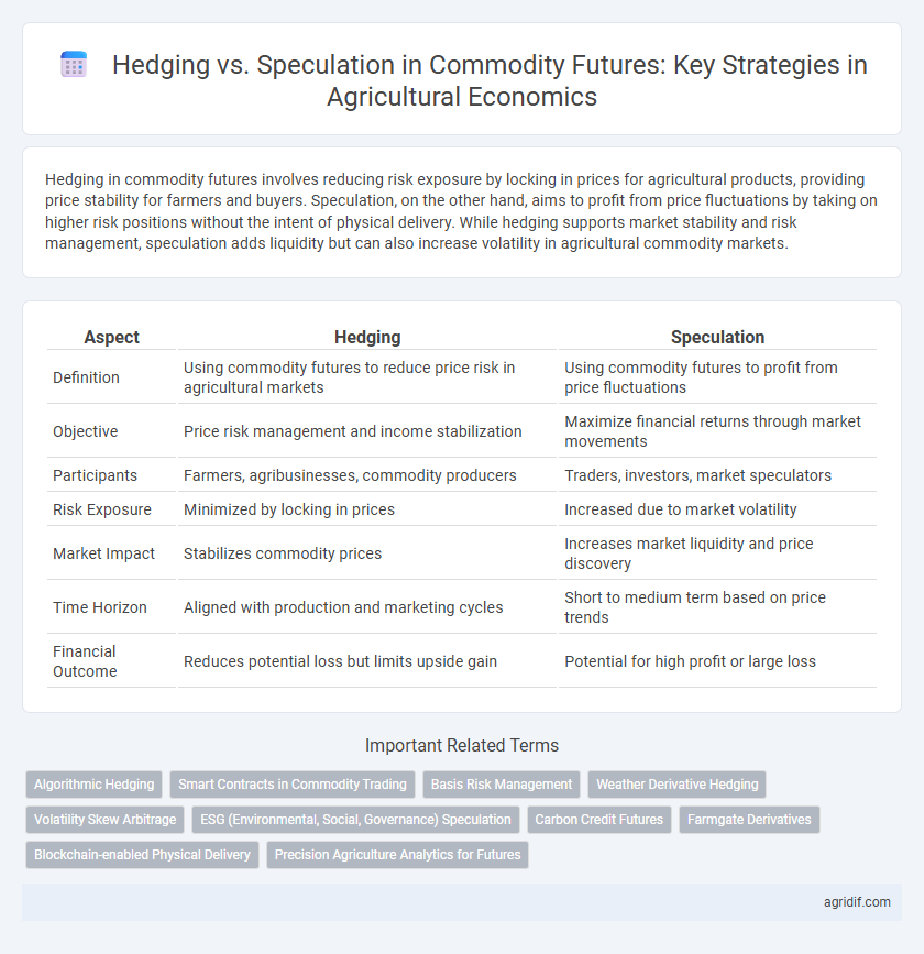 Hedging vs. Speculation in Commodity Futures: Key Strategies in Agricultural Economics