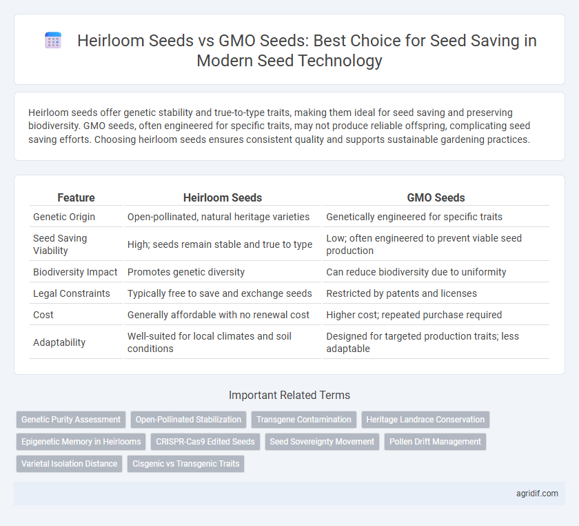 Heirloom Seeds vs GMO Seeds: Best Choice for Seed Saving in Modern Seed Technology