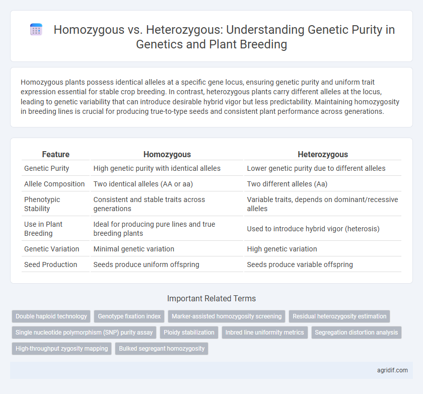 Homozygous vs. Heterozygous: Understanding Genetic Purity in Genetics and Plant Breeding