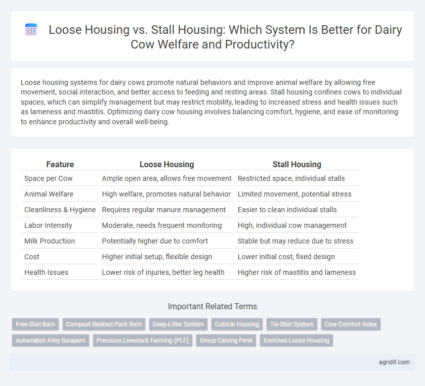 Loose Housing vs. Stall Housing: Which System Is Better for Dairy Cow Welfare and Productivity?