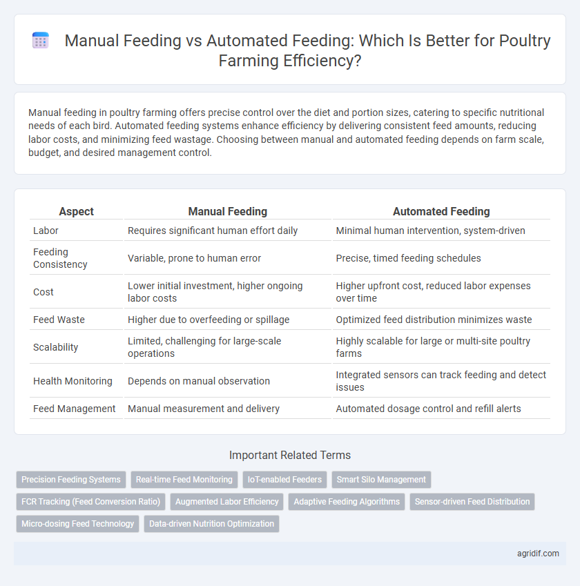 Manual Feeding vs Automated Feeding: Which Is Better for Poultry Farming Efficiency?