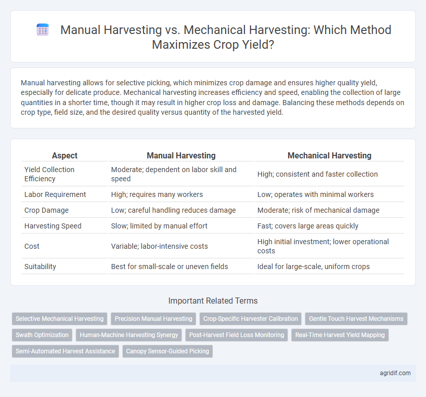 Manual Harvesting vs. Mechanical Harvesting: Which Method Maximizes Crop Yield?