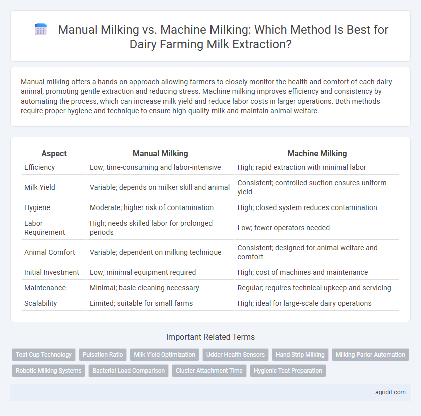 Manual Milking vs. Machine Milking: Which Method Is Best for Dairy Farming Milk Extraction?