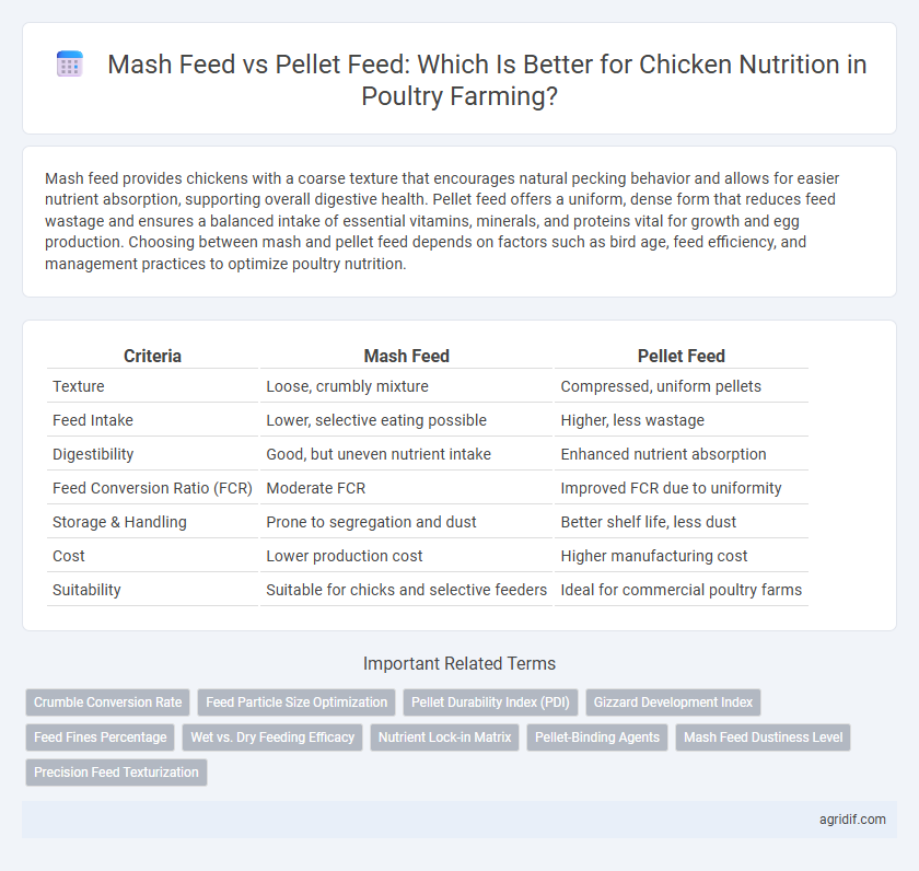 Mash Feed vs Pellet Feed: Which Is Better for Chicken Nutrition in Poultry Farming?