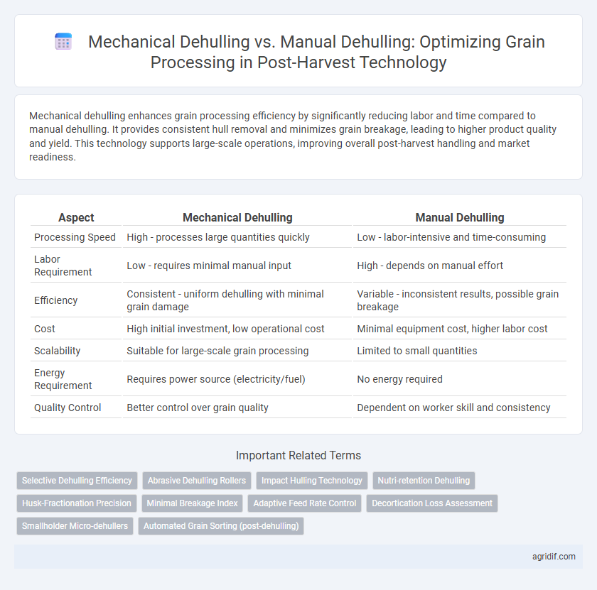 Mechanical Dehulling vs. Manual Dehulling: Optimizing Grain Processing in Post-Harvest Technology