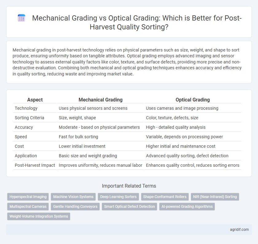 Mechanical Grading vs Optical Grading: Which is Better for Post-Harvest Quality Sorting?