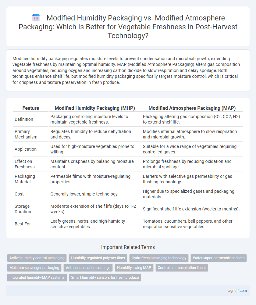 Modified Humidity Packaging vs. Modified Atmosphere Packaging: Which Is Better for Vegetable Freshness in Post-Harvest Technology?