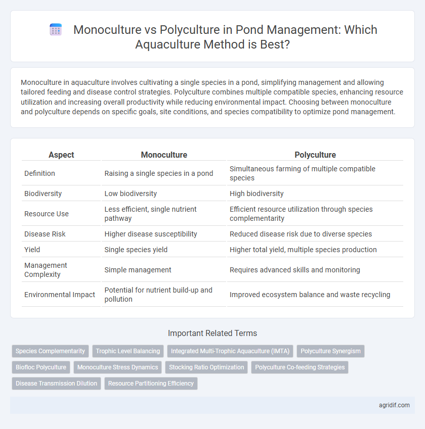 Monoculture vs Polyculture in Pond Management: Which Aquaculture Method is Best?