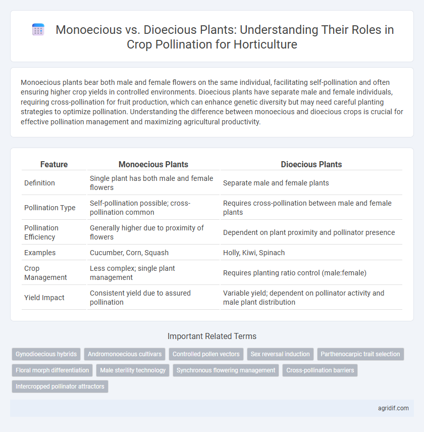 Monoecious vs. Dioecious Plants: Understanding Their Roles in Crop Pollination for Horticulture