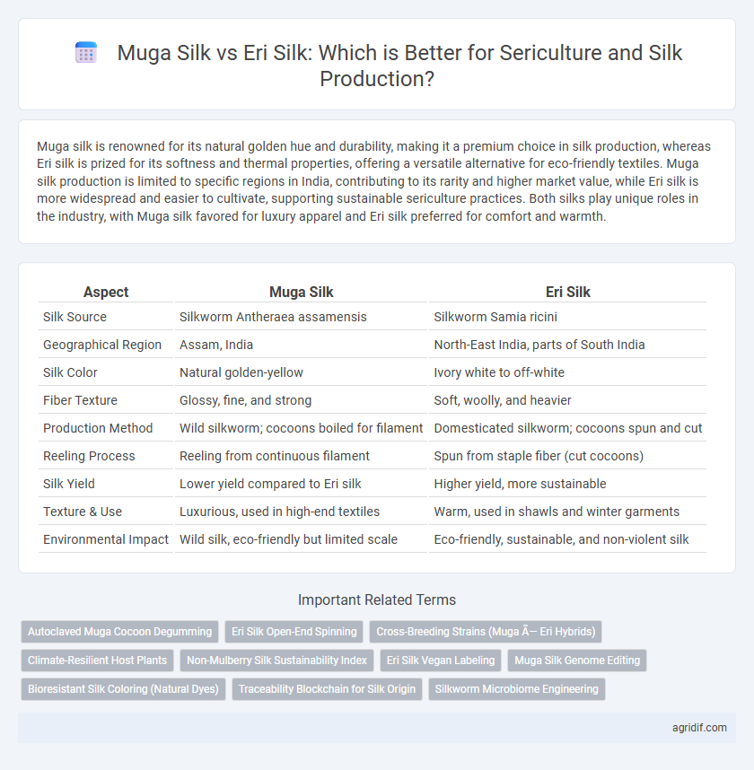 Muga Silk vs Eri Silk: Which is Better for Sericulture and Silk Production?