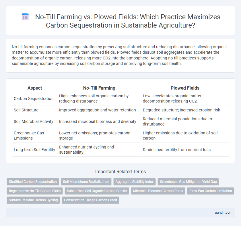 No-Till Farming vs. Plowed Fields: Which Practice Maximizes Carbon Sequestration in Sustainable Agriculture?
