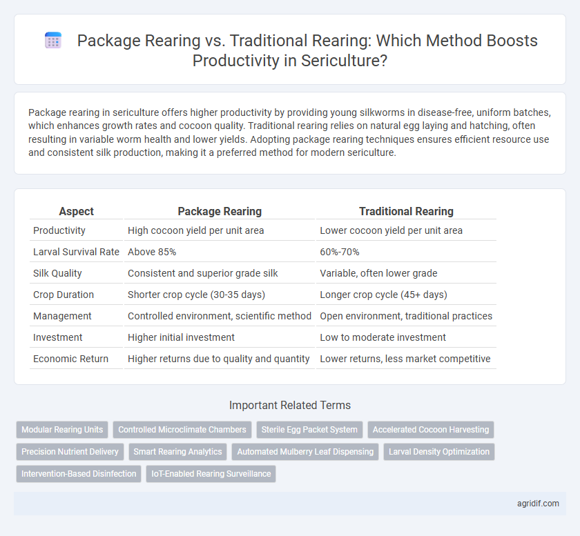 Package Rearing vs. Traditional Rearing: Which Method Boosts Productivity in Sericulture?