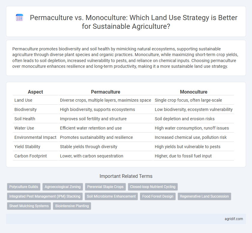 Permaculture vs. Monoculture: Which Land Use Strategy is Better for Sustainable Agriculture?