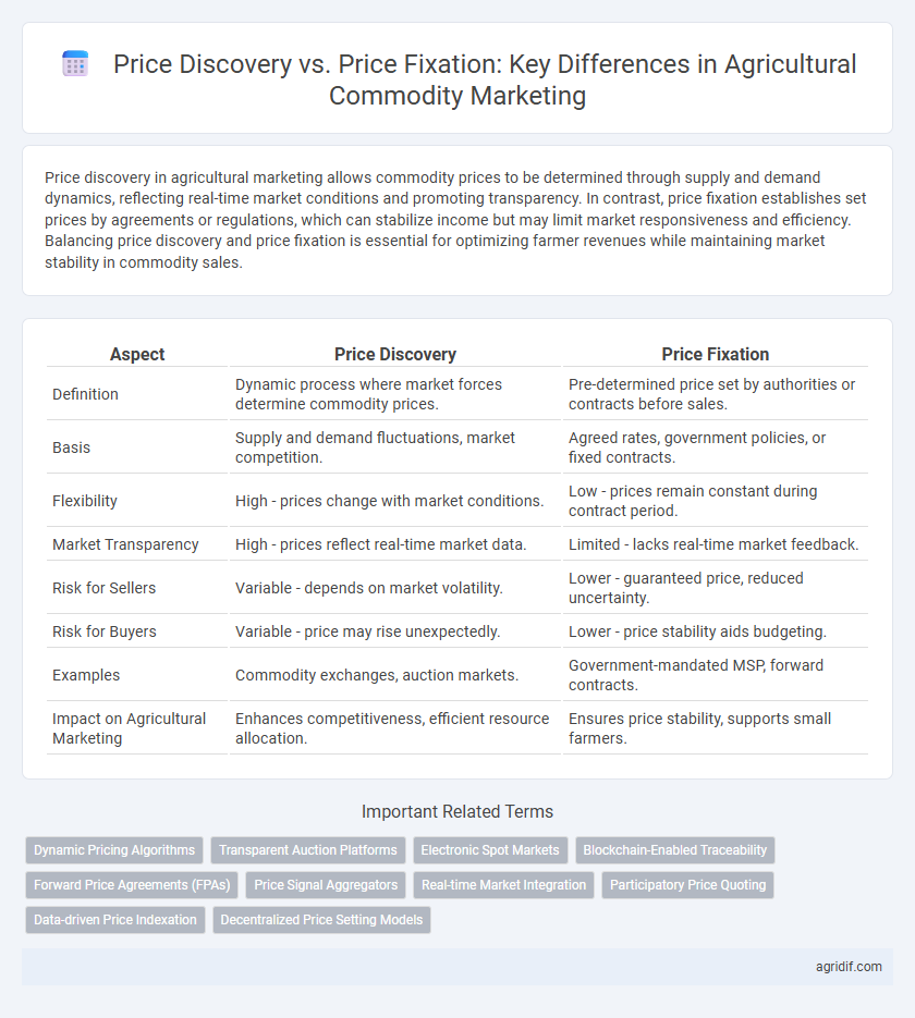 Price Discovery vs. Price Fixation: Key Differences in Agricultural Commodity Marketing
