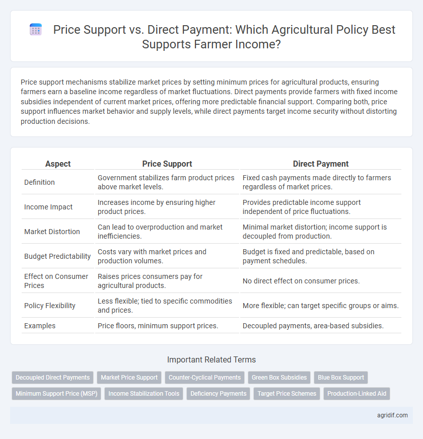 Price Support vs. Direct Payment: Which Agricultural Policy Best Supports Farmer Income?