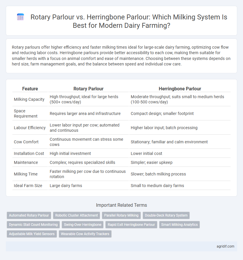 Rotary Parlour vs. Herringbone Parlour: Which Milking System Is Best for Modern Dairy Farming?